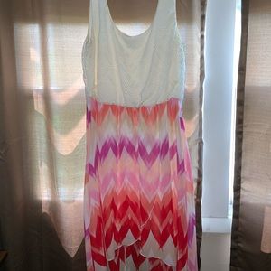 High low junior’s dress